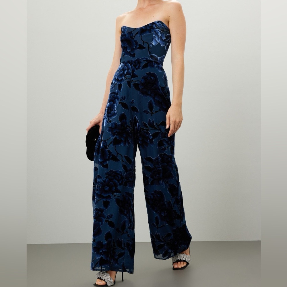 Hutch Sonnie Jumpsuit in Cobalt Velvet 8